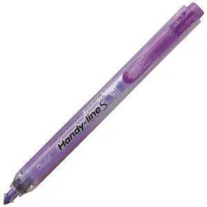 Pentel Textmarker Handy-Line S, Strichbreite 0,8 - 3,8 mm, Druckmechanik, violett