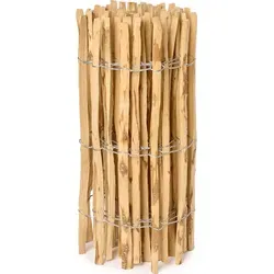 Garronda Gartenzaun aus Haselnuss - Hochwertiger Steckzaun für Ihren Garten - Gartenzäune aus Haselnuss, langlebig und wetterfest, ideal zur Abgrenzung von Blumenbeeten und Gemüsegärten. Einfach zu montieren, fügt sich harmonisch in jede Gartenlandschaft ein.