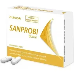 Sanprobi Barriere 40 Kapseln - Vitamine & Mineralien - Stärkt die Darmflora mit hochwertigen probiotischen Bakterien für ein besseres Wohlbefinden.