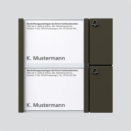 Siedle Namensschilder von Siedle&Söhne Tasten-Modul Funktionsmodule