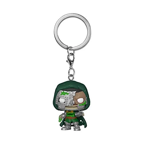Funko Pop! Keychain: Marvel Zombies - Dr. Doom - Neuartiger Schlüsselanhänger - Vinyl-Minifigur Zum Sammeln - Strumpffüller - Geschenkidee - Offizielle Handelswaren - Comic Books Fans - Minifigur