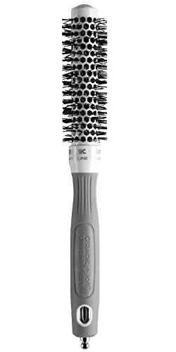 Olivia Garden Rundhaarbürste Ceramic + Ion 20, antistatische Ionen-Rundhaarbürste mit Keramikkörper und Nylonborsten 20/ 35 mm