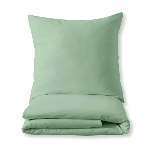 Luxuriöses Bettset aus Mako-Satin 100% Baumwolle 135x200 155x220 200x200 200x220