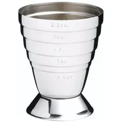 BarCraft Messbecher in Silber