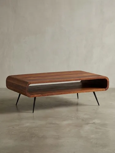 KADIMA DESIGN Sheesham Massivholz Wohnzimmertisch - Moderner Couchtisch aus robustem Sheeshamholz mit praktischem Staufach und eleganten abgerundeten Ecken für zeitlosen Charme, ideal für Ihr Wohnzimmer.
