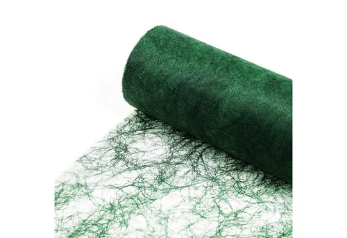 Deko AS Tischläufer Sizoflor Tischband dunkelgrün 20 cm Rolle 5 Meter 60 008-R (1-tlg, 1 Rolle Tischläufer), Strapazierfähig