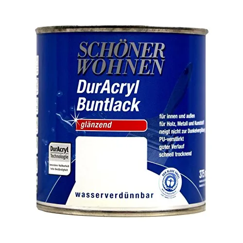 Schöner Wohnen DurAcryl Buntlack Rubinrot 750ml RAL 3003 Glänzend