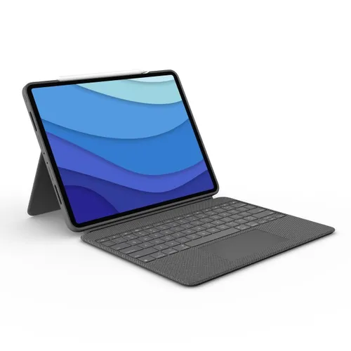 Logitech Combo Touch QWERTY Nordisch Smart Connector Grau