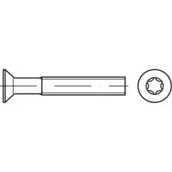 Senkschrauben DIN 965 A 4 M 2,5 x 18 -T8 A 4 (1000 Stück) - Schrauben, langlebig und korrosionsbeständig, ideal für anspruchsvolle Anwendungen in Deutschland.