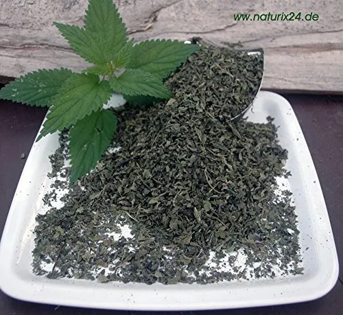 Naturix24 – Brennnesseltee aus geschnittenen Brennnesselblättern – 1 Kg Beutel