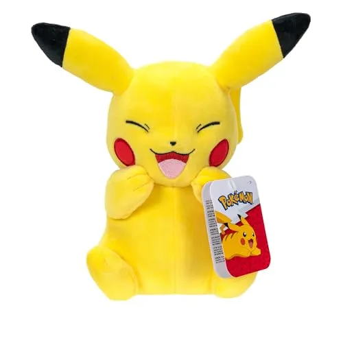 Pokémon PKW3080-20cm Plüsch - Pikachu, offizielles Plüsch