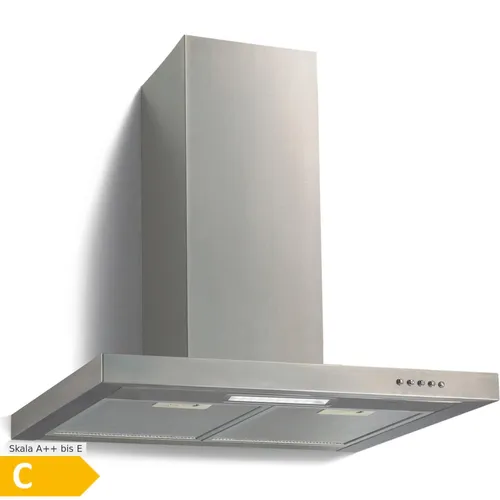 PKM Dunstabzugshaube 6004W - Dunstabzugshaube mit 378m³/h Leistung, LED-Beleuchtung und modernem, puristischem Design für effektiven Geruchsbeseitigung in Ihrer Küche.