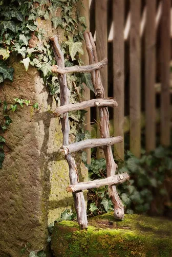Frank Flechtwaren Dekoobjekt, Dekoleiter Rebenholz