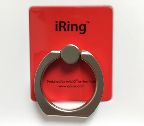iRing Premium Rot Handy Smartphone Tablet Halterung & Ständer & Autohalter Griff