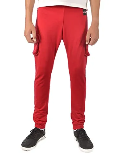 BEZLIT Kinder Jungen Sport Trainings Freizeithose Rot 158 - Hosen für Jungen - coole und bequeme Jogginghose aus 80% Baumwolle, ideal für Freizeit und Sport mit praktischem Loose-Fit Design und elastischem Bund.