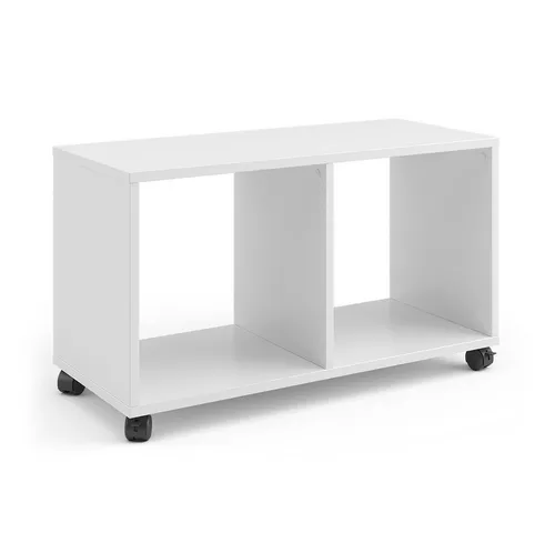 Vicco Beistelltisch, Weiß, Rollbar - 72 x 30.8 cm - Ablagetisch im skandinavischen Stil, mobil dank Rollen und ideal für zusätzlichen Stauraum. Perfekt für Wohnzimmer und entspannte Stunden mit Freunden.