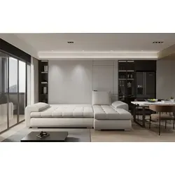 Ecksofa HECKTOR mit Schlaffunktion in Petrol - Sofa für Erwachsene mit Schlaffunktion und Platz für bis zu 4 Personen. Ideal für Wohnzimmer, modernes Design und komfortable Ottomane rechts.