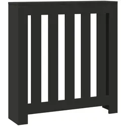vidaXL Heizkörperverkleidung Schwarz 78x20x82 cm - Aschesauger und Heizkörperverkleidung in einem: Diese stilvolle Abdeckung aus hochwertigem Holzwerkstoff bietet nicht nur Schutz, sondern auch zusätzlichen Ablageplatz für Dekoartikel.