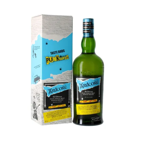 Ardbeg Ardcore 0,7l, alc. 46 Vol.-% - Whisky mit intensiven Aromen und einem einzigartigen Charakter, ideal für Kenner und Liebhaber von rauchigen Geschmäckern.
