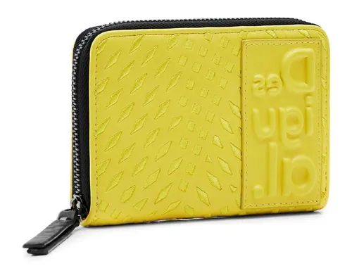Desigual Geldbörse Mone Magna Marisa - Stylische Geldbörse mit Relief-Logo, 5 Kartenfächern und optimaler Fächeraufteilung für eine perfekte Übersicht – ideal für modebewusste Frauen.