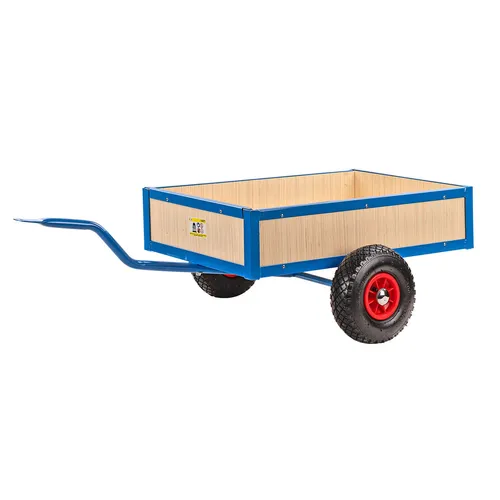 Anhänger für Kinder Tretfahrzeug Go Kart blau Riesen Gokart 10470