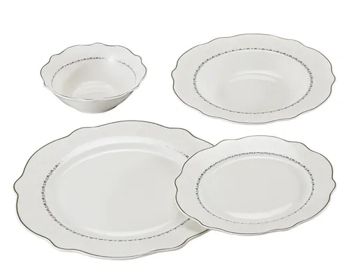 Schäfer Elektronik Geschirr-Set 24-teilig