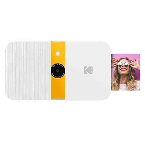 KODAK Smile Instant Print Digitalkamera, Weiß/Gelb von Kodak