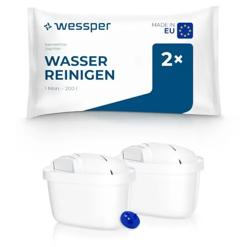 Wessper wasserfilter kartuschen, zusätzlicher PIN für Brita kanne