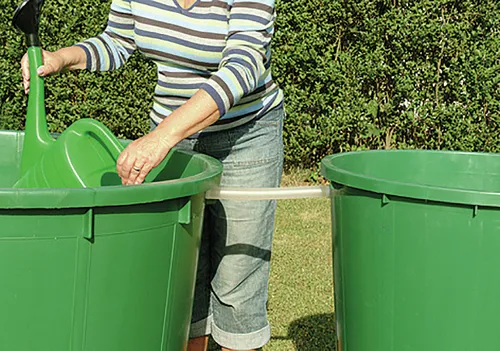 Floraworld Regentonnenverbindungsset 7 tlg. für optimale Wassernutzung