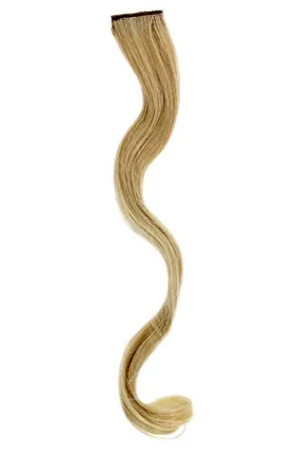 Clip Extension Strähne wellig Gold-Hell-Blond-Mix YZF-P1C18-24BT613 45cm/ 18inch Haarverlängerung Haarteil Farbton: 24BT613 1