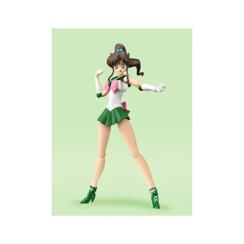 Bandai Sailor Moon SH Figuarts - Sailor Jupiter Anime Color Edition - Action- & Spielfiguren, detailgetreue Nachbildung mit beweglichen Gelenken für kreative Spielmöglichkeiten