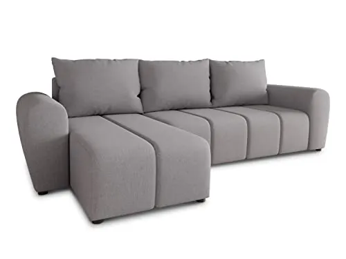 Ecksofa Cleo L mit Schlaffunktion - Flexibles Sofa für jeden Raum - Sofas & Couches - Ecksofa mit Schlaffunktion und Bettkasten für optimalen Stauraum, freistehend und individuell montierbar für flexibles Wohnen.