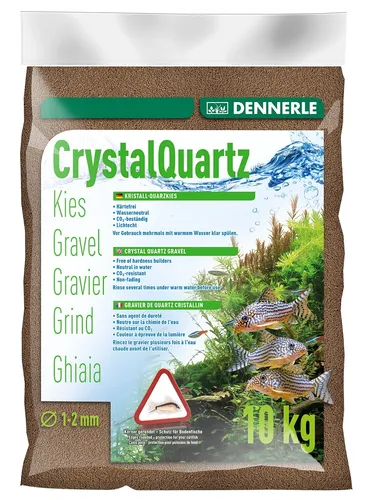 DENNERLE 1730 Kristall-Quarzkies Dunkelbraun 10 kg von Dennerle