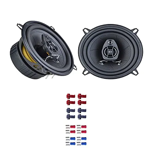 Ground Zero GZIF 5.2 Auto Lautsprecher Boxen 220 Watt 13 cm 2 Wege Koax passend für BMW 5er (E39) 1996-2003 Türen Front