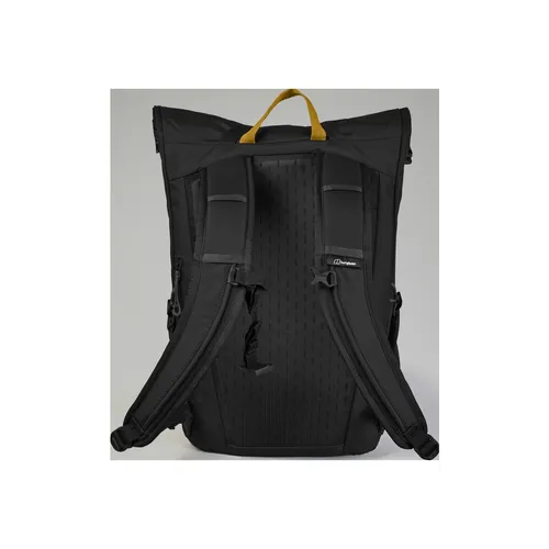 Berghaus Explorer Backpack U23 Blk/Blk - Reisegepäck & Reiserucksäcke mit innovativer Rolltop-Konstruktion für schnellen Zugriff und strapazierfähigem 420-Denier-Nylongewebe für zuverlässigen Schutz.