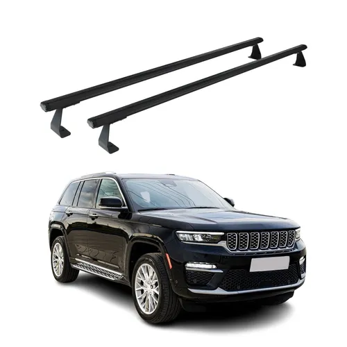 Dachträger Grundtäger für Jeep Grand Cherokee V WL 2023-26 75kg Alu Schwarz 2x
