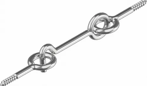 Fensterhaken  Kabinenhaken Sturmhaken Edelstahl A2 120mm  ARBO-INOX