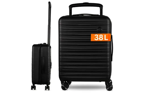 cocoono Trolley Polycarbonat Hartschalenkoffer mit Rollen & TSA-Schloss – leicht, extra breites Gestänge