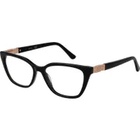 Guess Brillenfassung GU2941 001 51 - Elegante Damenfassung - Stilvolle Katzenaugen-Brille aus schwarzem Acetat mit komfortablem Federscharnier. Ideal für modebewusste Damen, die auf der Suche nach einem besonderen Accessoire sind.