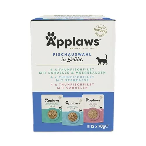 Applaws Multipack Fisch | 12x 70g Katzennassfutter