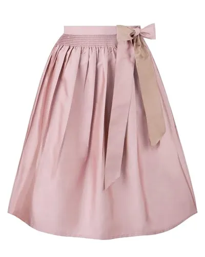 Stockerpoint Damen Kristin Midi Dirndlschürze in Rose, 40-44 - Elegante Dirndlschürze aus changierendem Unistoff, perfekt kombinierbar mit modernen und klassischen Dirndl. Ideal für festliche Anlässe.