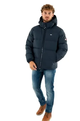 Recycelte Tommy Hilfiger Jacke mit Abnehmbarer Kapuze - Größe S - Funktionsjacke aus 95% recyceltem Polyester, ideal für umweltbewusste Mode. Mit abnehmbarer Kapuze und mehreren Taschen für praktischen Komfort.