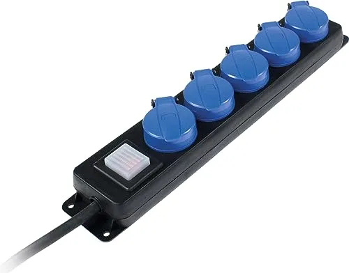 As - Schwabe Verteilersteckdose mit Schalter (5 x, CEE 7/3, 1.50 m) - Steckdosen & Zubehör, praktische 5-fach Verteilersteckdose mit Schalter für mehr Komfort und Sicherheit im Haushalt oder Büro.