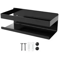 Selbstklebendes Duschregal von Intirilife - Duschablage aus hochwertigem Edelstahl, ideal für die platzsparende Organisation in Bad und Dusche. Maße: 23 x 10 x 8 cm, einfach anzubringen und sorgt für Ordnung.