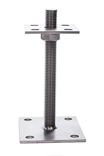 PT220 Pfostenträger höhenverstellbar aus Edelstahl 25-220mm