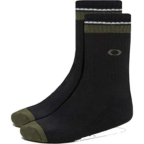 Oakley Herren Pcs Essential SOCKEN (3 STÜCK), Blackout, Large