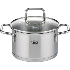 ELO Stahlwaren Kochtöpfe 12 cm - Hochwertiger Edelstahl Kochtopf - Kochtöpfe aus Edelstahl, 12 cm Durchmesser, ideal für gesundes Kochen und langlebig im Einsatz.