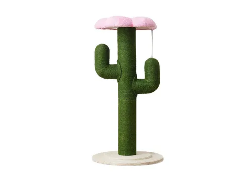 Fine Life Pro Kratztonne im Kaktusdesign – 90 cm hoch und stabil - Robuster Kratzbaum mit 10 cm dicken Sisal-Pfosten, ideal für Kratzen und Spielen. Das kreative Kaktusdesign ist ein echter Blickfang und passt perfekt in moderne Wohnräume. Sicherheit durch integrierte Kippschutzvorrichtung.