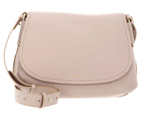 Coccinelle Rebekka Schultertasche beige E1T95150101-N12 - Umhängetaschen aus genarbtem Rindsleder, stilvoll und zeitlos für jeden Anlass.