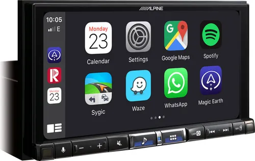 Alpine iLX-705D - 7 Zoll Autoradio mit Wireless Apple CarPlay und Android Auto, für nahtlose Smartphone-Integration im Auto